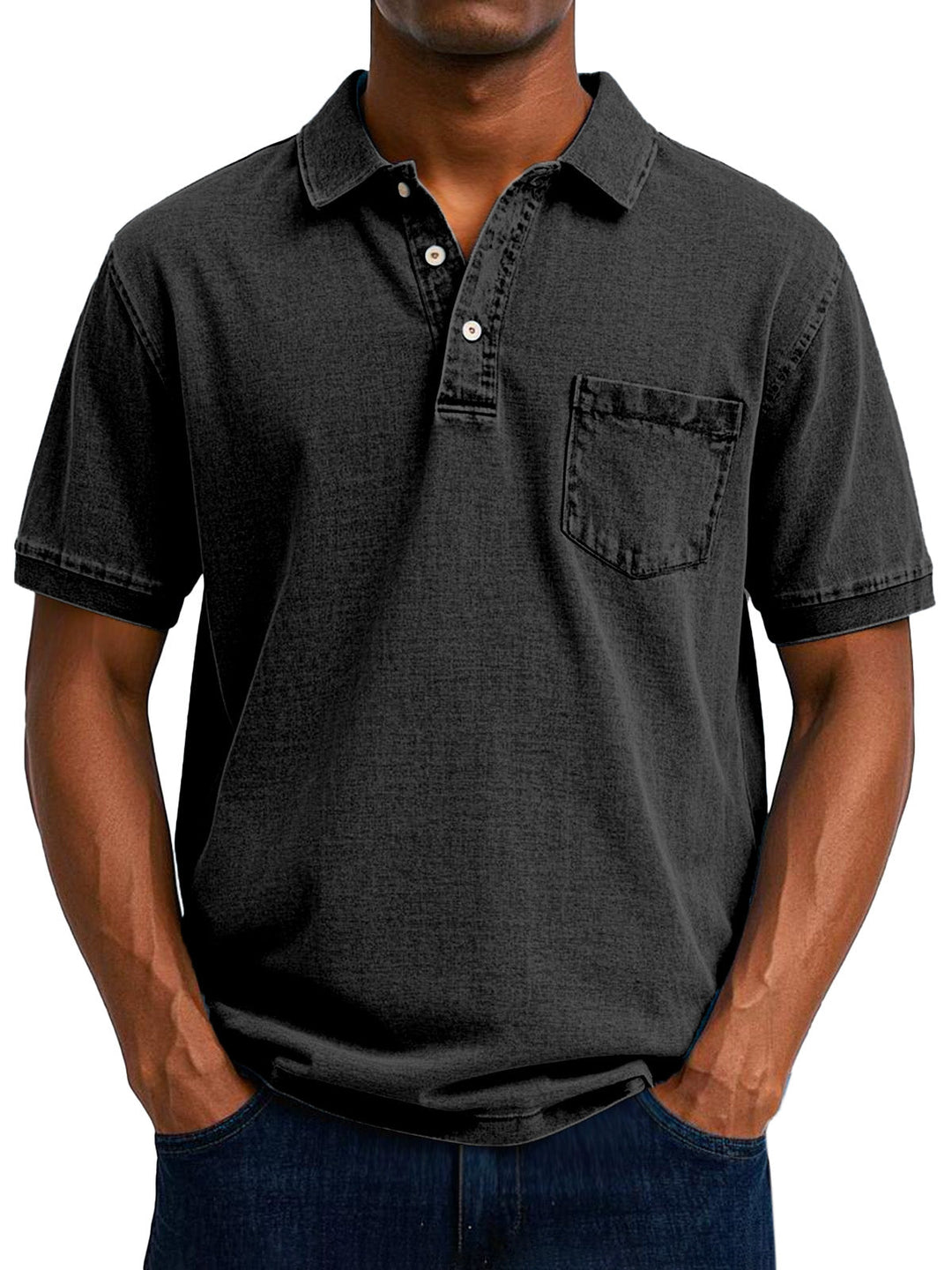 Oscar™ | Vintage-Casual-Poloshirt für Herren