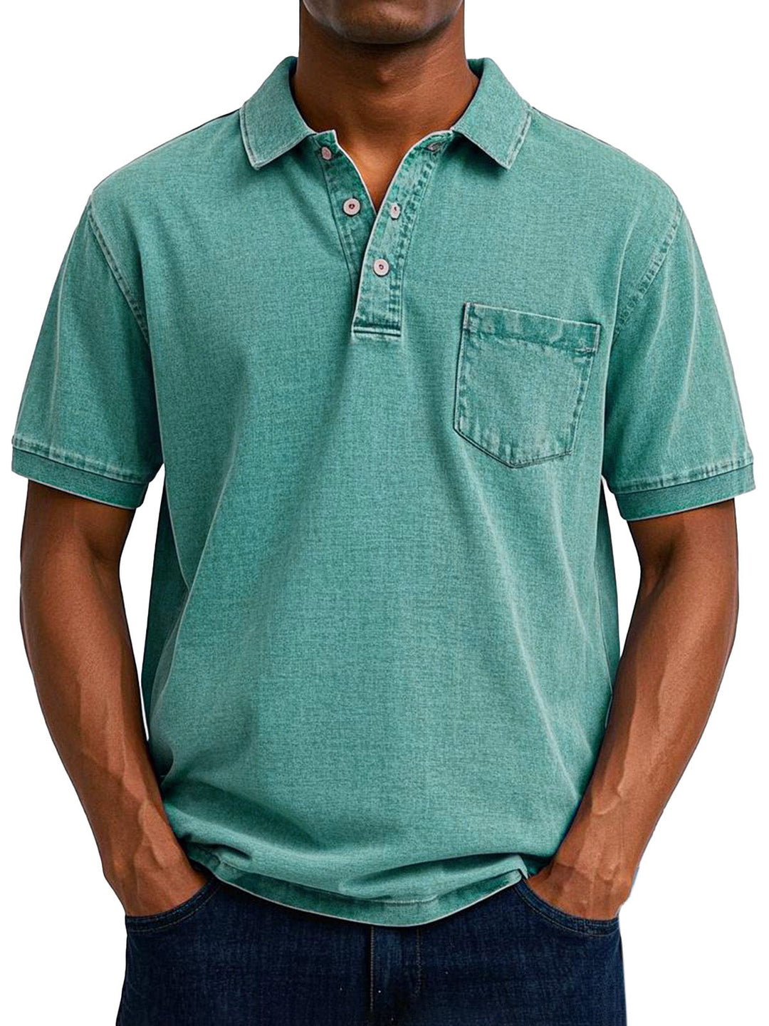 Oscar™ | Vintage-Casual-Poloshirt für Herren