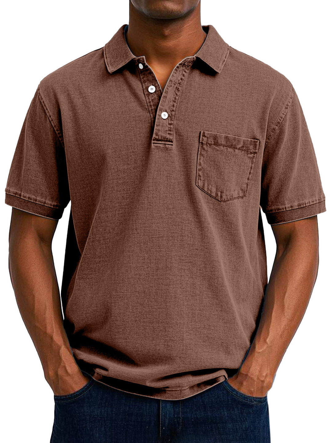 Oscar™ | Vintage-Casual-Poloshirt für Herren