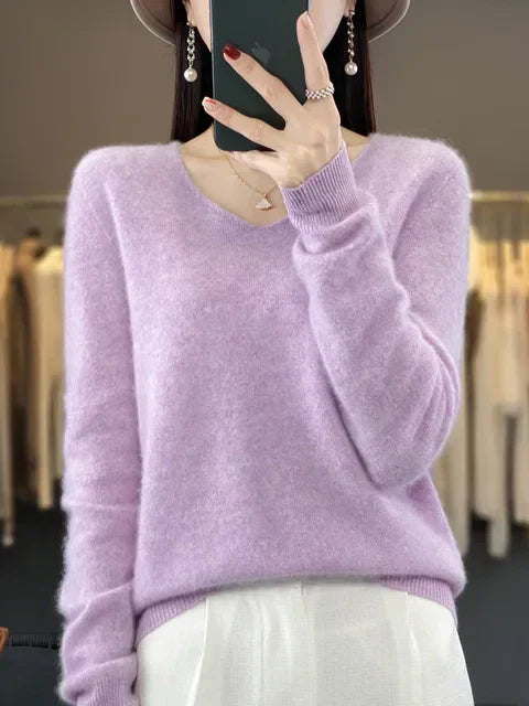 Emilia | Lockerer Pullover aus leichter Wolle