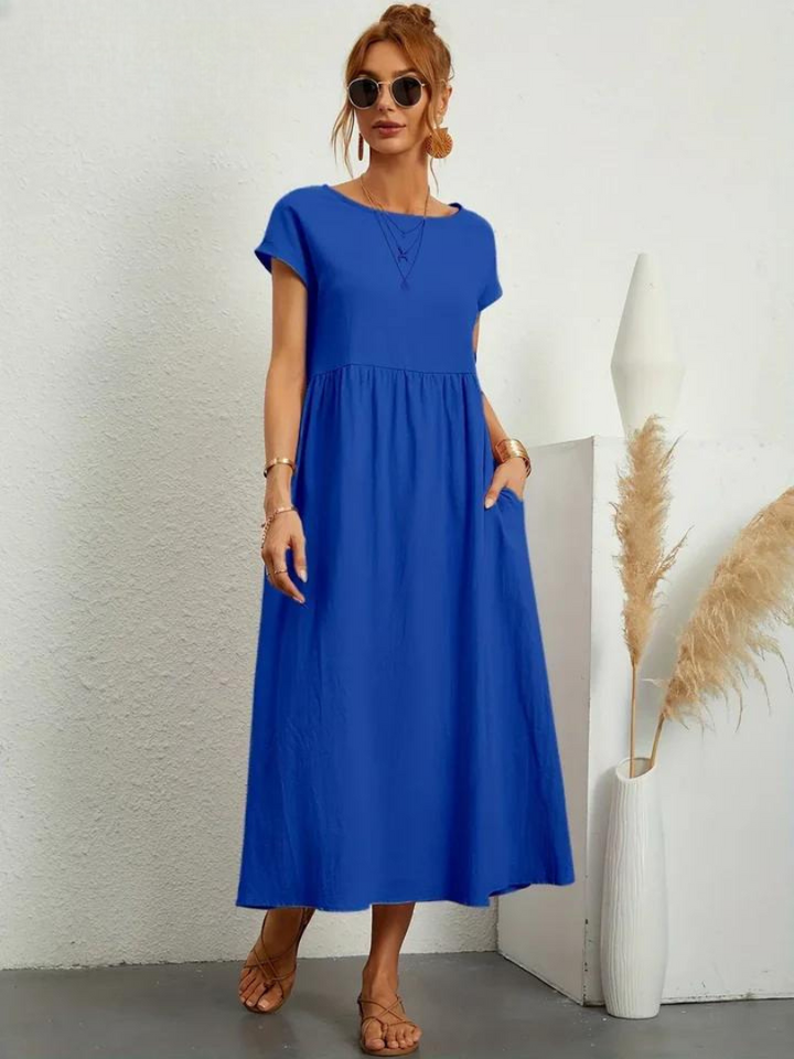 Charlotte | Kleid aus Baumwolle und Leinen
