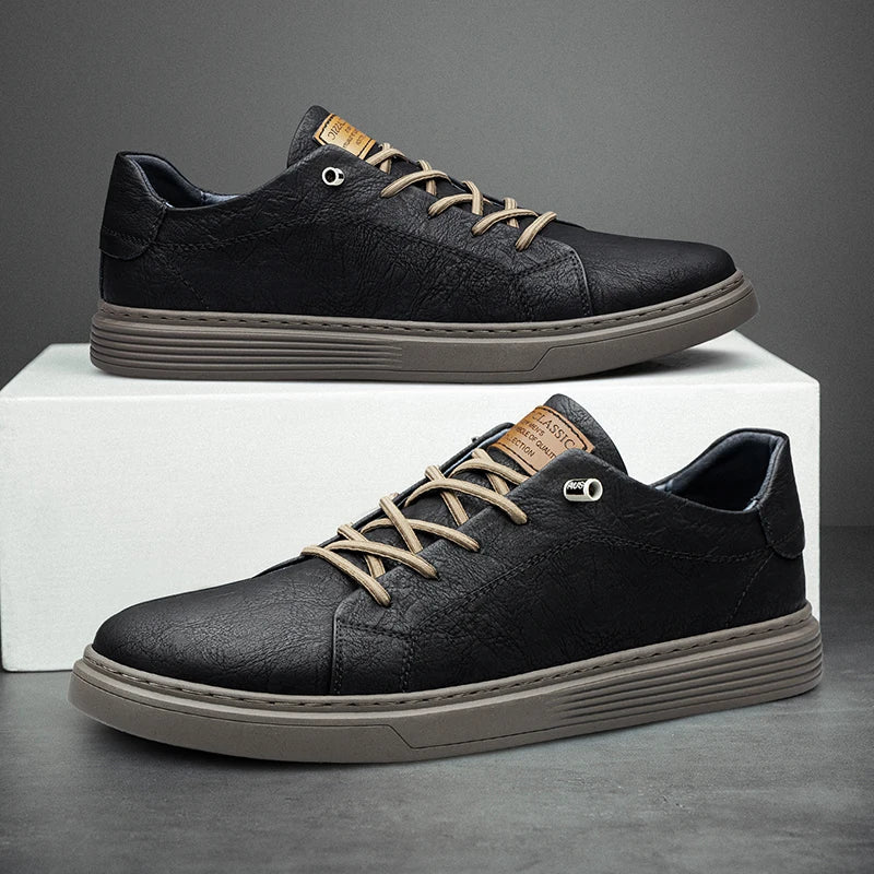 OXFORDS LEDER-SNEAKER