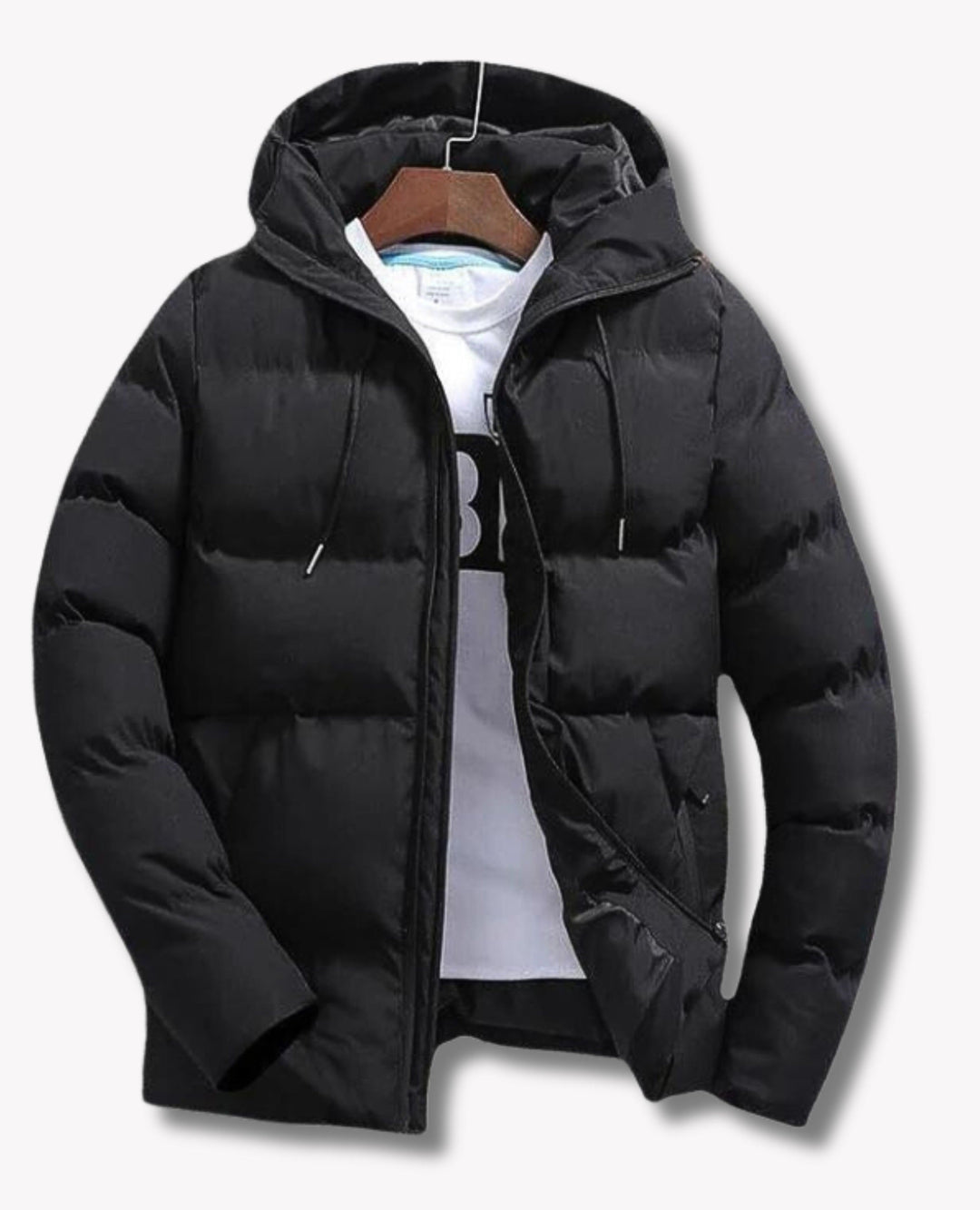 Warme Winterjacke mit Kapuze für kalte Tage