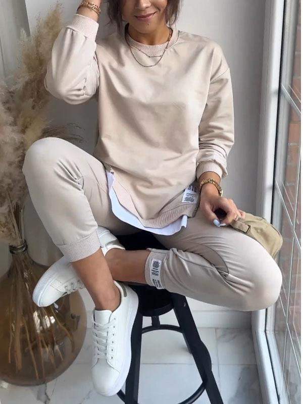 Dames Sweatshirt en Broek Comfortabel Set