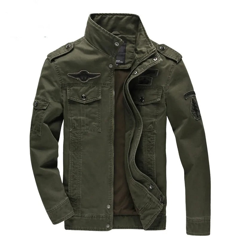 Herren Militärjacke im Vintage-Stil – Robust & Stilvoll
