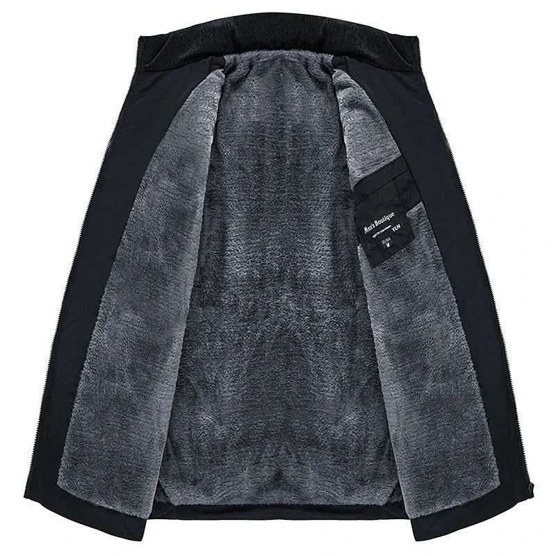 Herren Winterjacke mit Warmem Fleecefutter – Klassisch & Stylisch