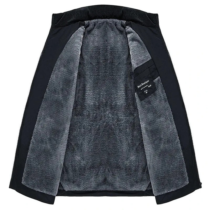 Herren Winterjacke mit Warmem Fleecefutter – Klassisch & Stylisch