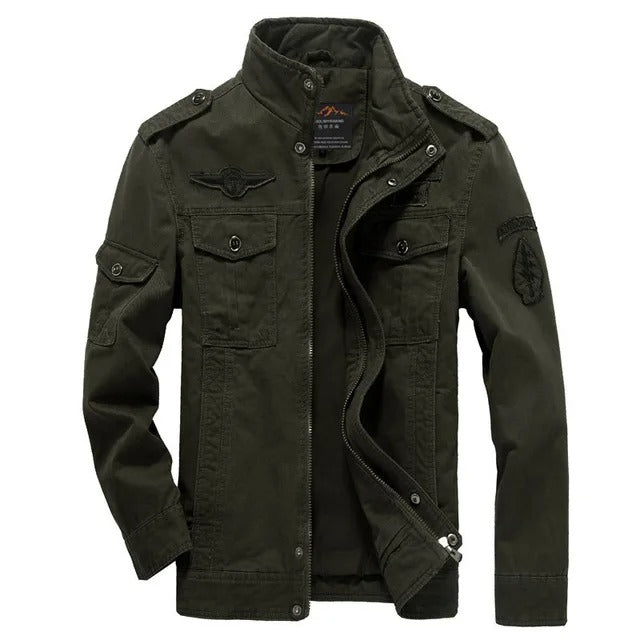 Herren Militärjacke im Vintage-Stil – Robust & Stilvoll