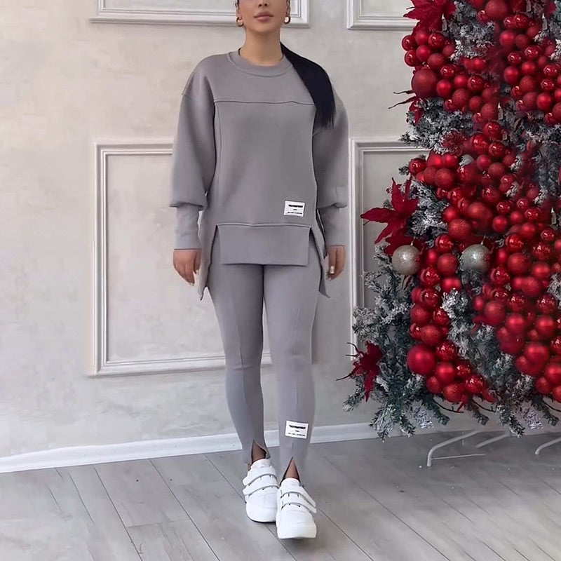 Dames Set van Casual Sweatshirt en Legging