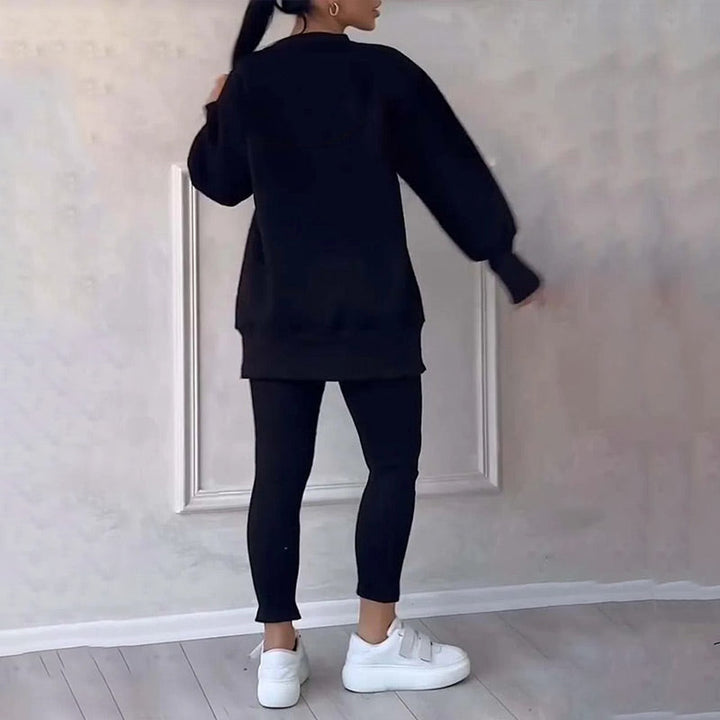 Dames Set van Casual Sweatshirt en Legging