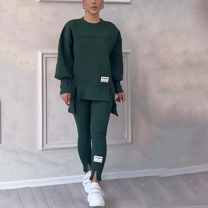 Dames Set van Casual Sweatshirt en Legging