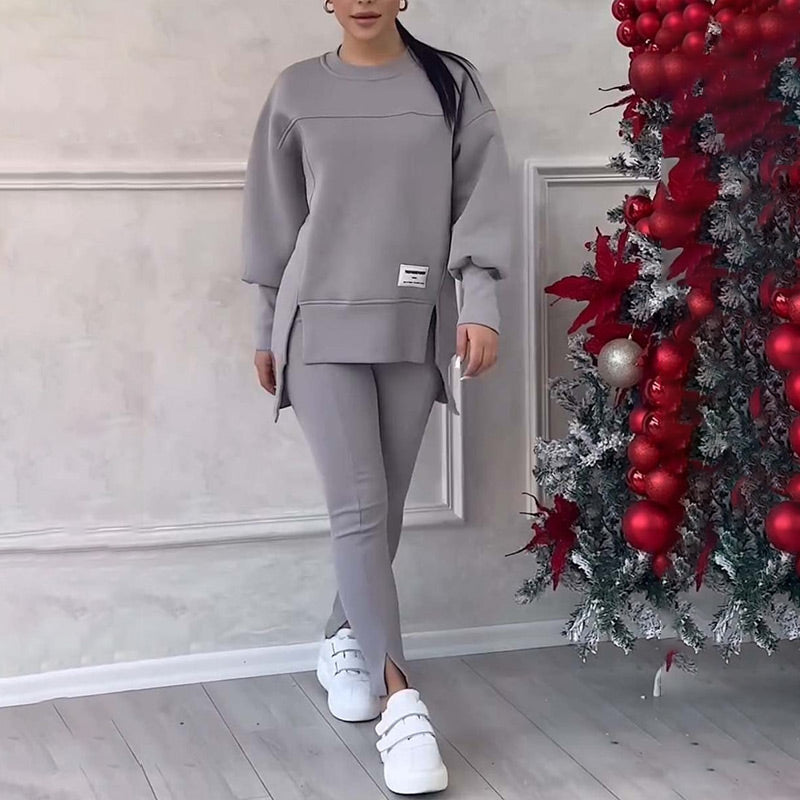 Dames Set van Casual Sweatshirt en Legging