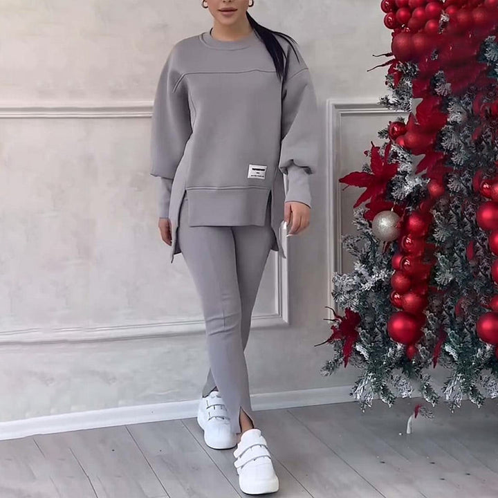 Dames Set van Casual Sweatshirt en Legging